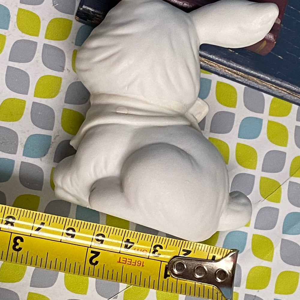 Vintage Homco white porcelain Bunnies - Picture 8 of 10